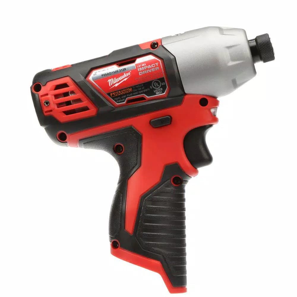 Milwaukee M12 12V Lithium-Ion Cordless 1/4 in. Hex Impact Driver (Tool Only)