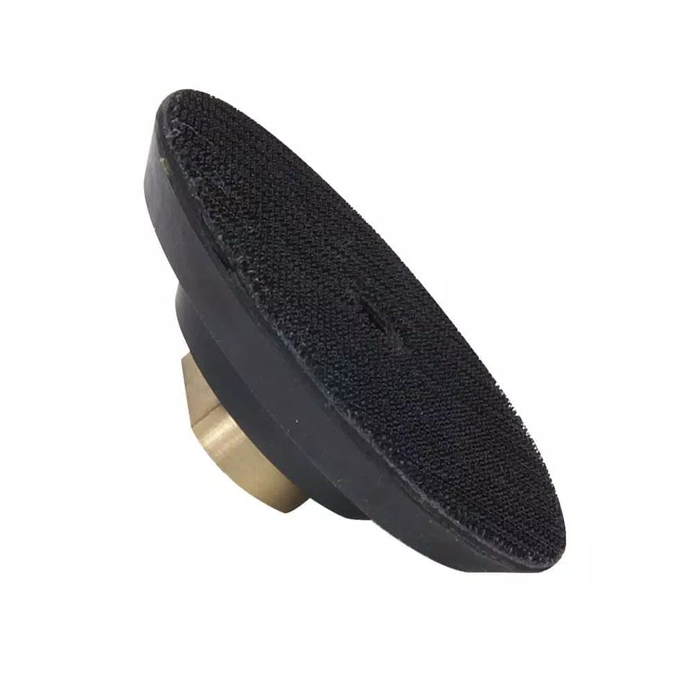 Rubi 4 in. Hook and Loop Backing Pad for Angle Grinders - 5/8 in. Back Mounting Size