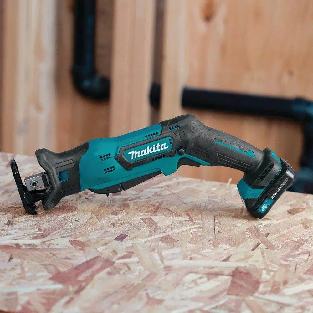 Makita 12V MAX CXT Cordless Reciprocating Saw Kit with 2.0Ah Batteries and Charger