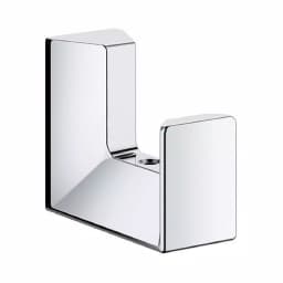 GROHE Selection Cube Wall-Mount Robe Hook in StarLight Chrome thumbnail 1