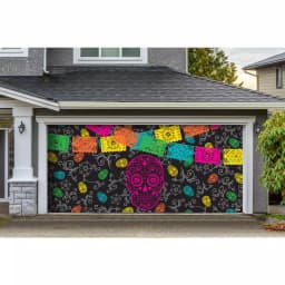 My Door Decor Day of the Dead Halloween Garage Door Mural, 7 ft. x 16 ft. thumbnail 2