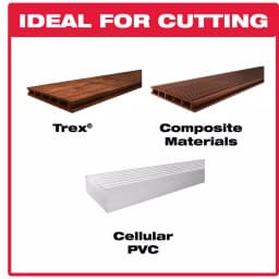 Diablo 7-1/4 in. 44-Tooth Trex Composite Material Circular Saw Blade thumbnail 2