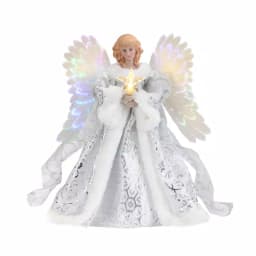 Mr. Christmas Celestial Angel Animated Christmas Tree Topper, Pre-lit with Fiber Optic Wings thumbnail 1