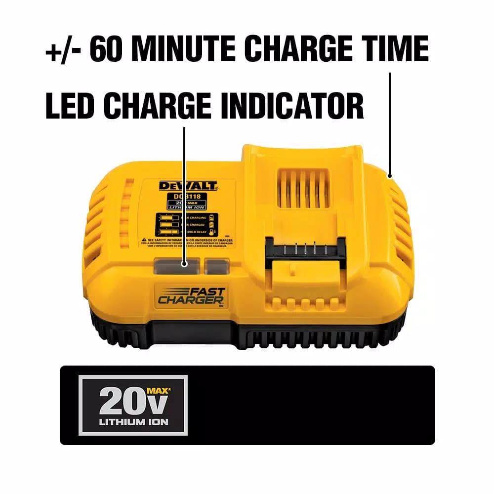 DEWALT 20V MAX Brushless Hammer Drill and Impact Driver Combo Kit with FLEXVOLT 6.0Ah Battery