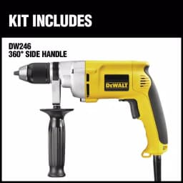 DEWALT 7.8 Amp 1/2 in. Variable Speed Reversing Corded Drill with Keyless Chuck thumbnail 2