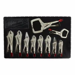 Milwaukee 17-Piece Mechanic Hand Tool Set: Torque Lock Pliers & Ratcheting Wrench Set thumbnail 3