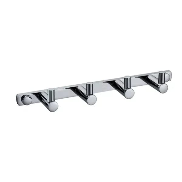 ALFI BRAND AB9528 Quadruple Robe Hook, Polished Chrome, Solid Brass