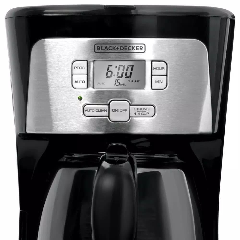 Black+Decker 12-Cup Programmable Thermal Coffee Maker, Stainless Steel Drip Coffee Machine