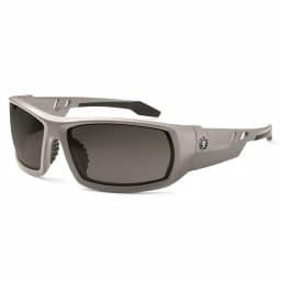 Ergodyne Skullerz Odin Safety Glasses, Matte Grey Frame, Smoke Tinted Lens thumbnail 1