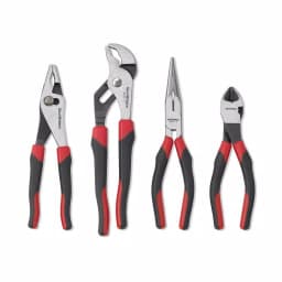 GEARWRENCH Premium 4-Piece Alloy Steel Pliers Set with Ergonomic Curved Handles thumbnail 1