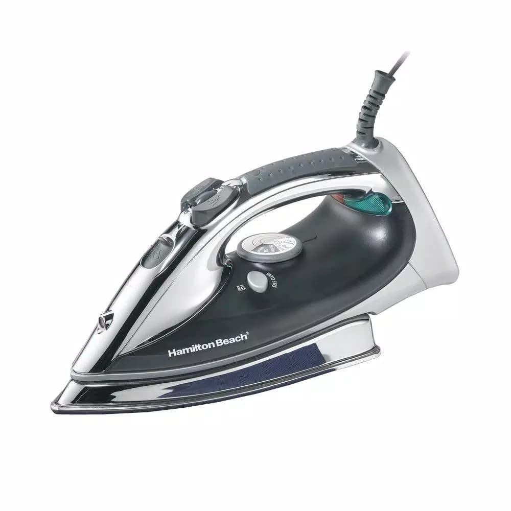 Hamilton Beach Steam Iron with Stainless Steel Soleplate and Auto Shut-Off