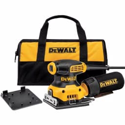 DEWALT DWE6411K 1/4 Sheet Palm Grip Corded Finishing Sander Kit with Contractor Bag thumbnail 1