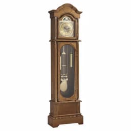 Unbranded Traditional 72 in. Oak Floor Standing Grandfather Clock with Westminster Chime thumbnail 2