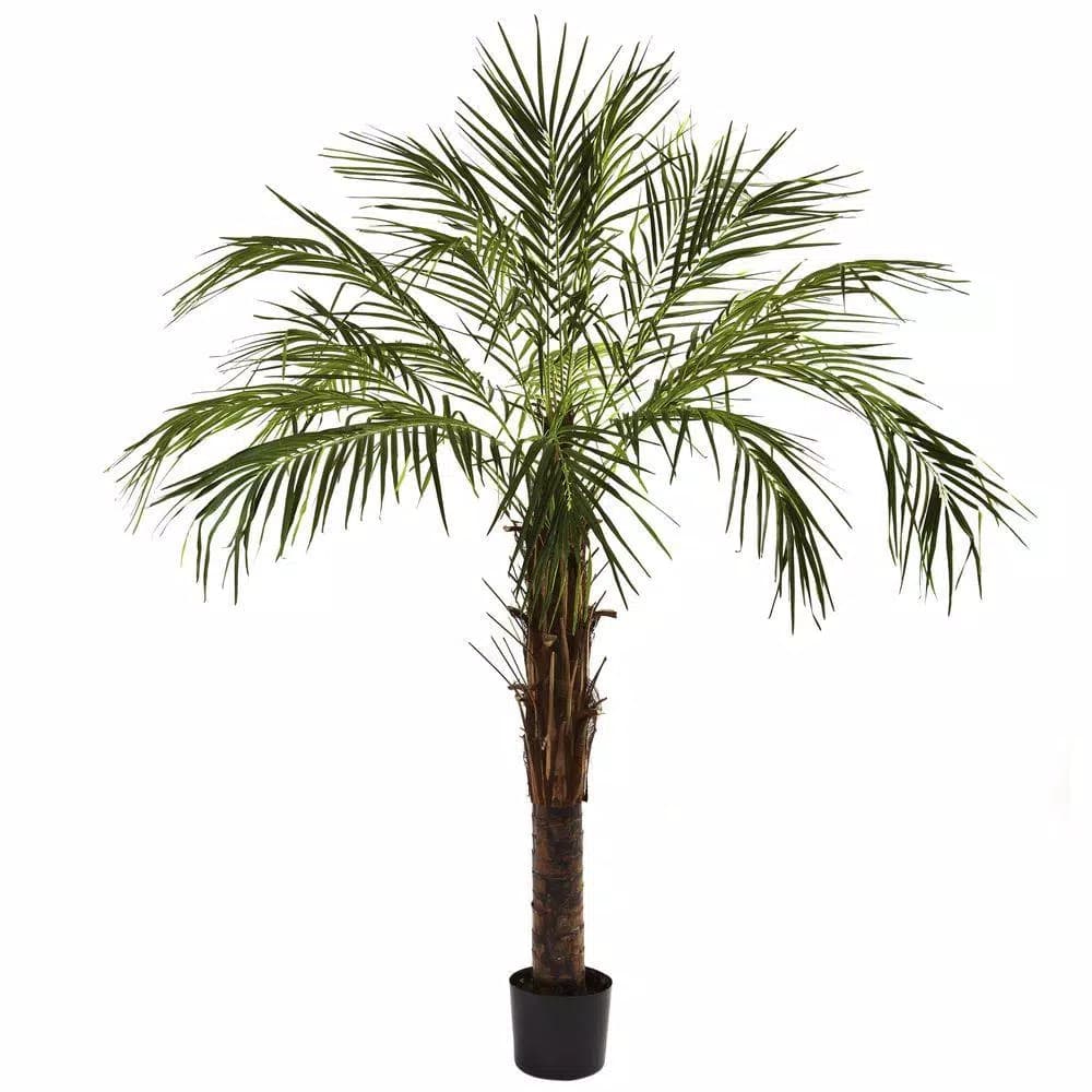 Nearly Natural Robellini 6 ft. Artificial Palm Tree with 600+ Leaves