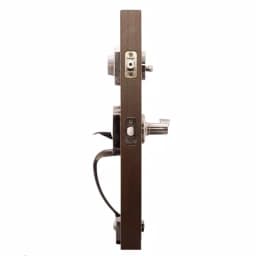 Copper Creek Heritage Antique Nickel Handleset with Waverlie Lever Trim thumbnail 3