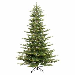 Puleo International 7.5 ft. Aspen Fir Artificial Christmas Tree with 700 Warm White Lights thumbnail 1