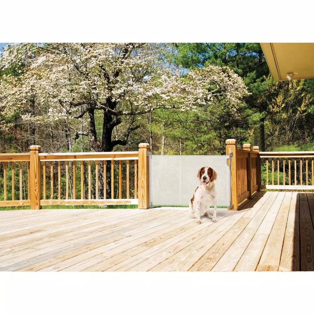 Dreambaby 55 in. White Retractable Indoor/Outdoor Safety Gate