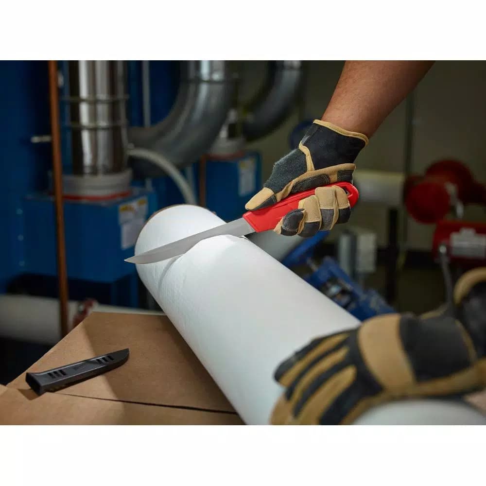 Milwaukee 6 in. Smooth Blade Insulation Knife with Stainless Steel Blade