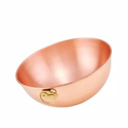 Old Dutch 5.5 Qt. Solid Copper Beating Mixing Bowl thumbnail 3
