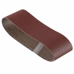 Bosch 3 in. x 21 in. Red Sanding Belt Assorted Grits Pack (60/80/100 Grit, 3-Pack) thumbnail 1