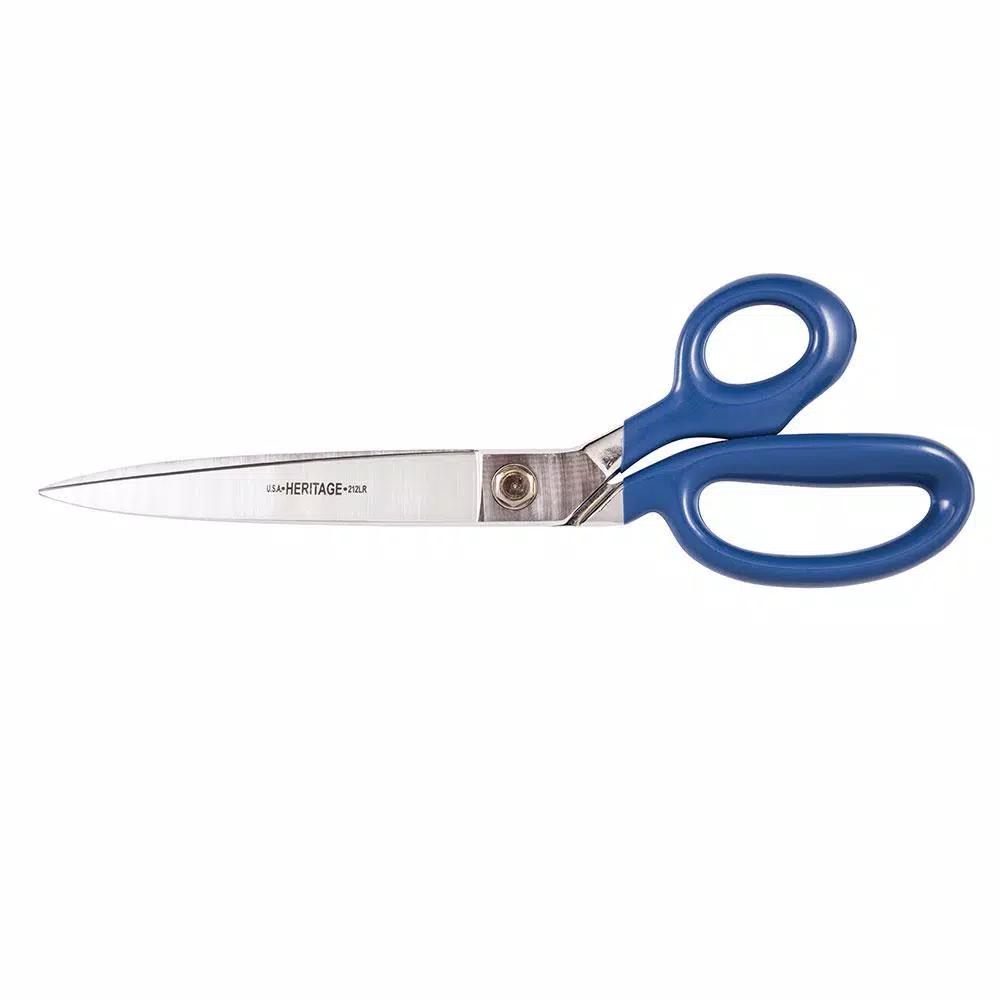 Klein Tools 12.5 in. Large Ring Bent Trimmer Utility Shears with Knife Edge