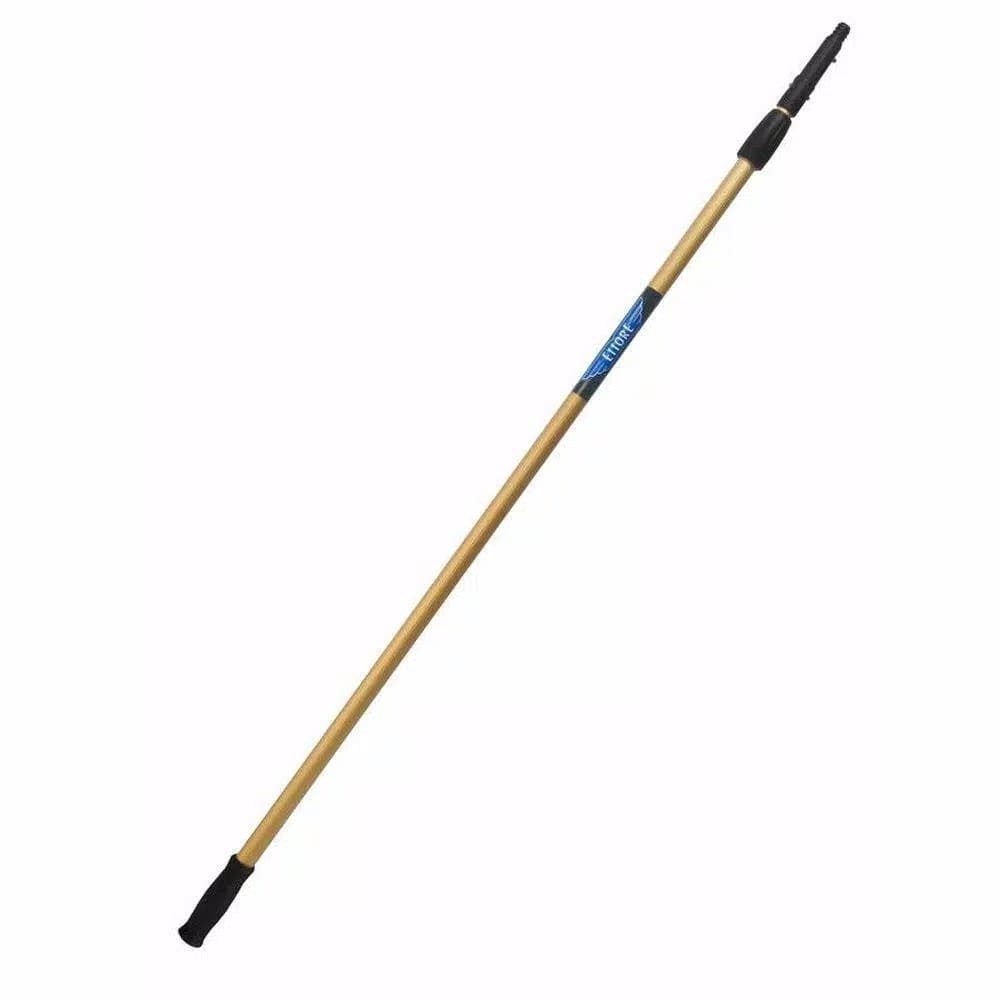 Ettore 8 ft. 2-Section Reach Extension Pole, Gold Anodized Aluminum