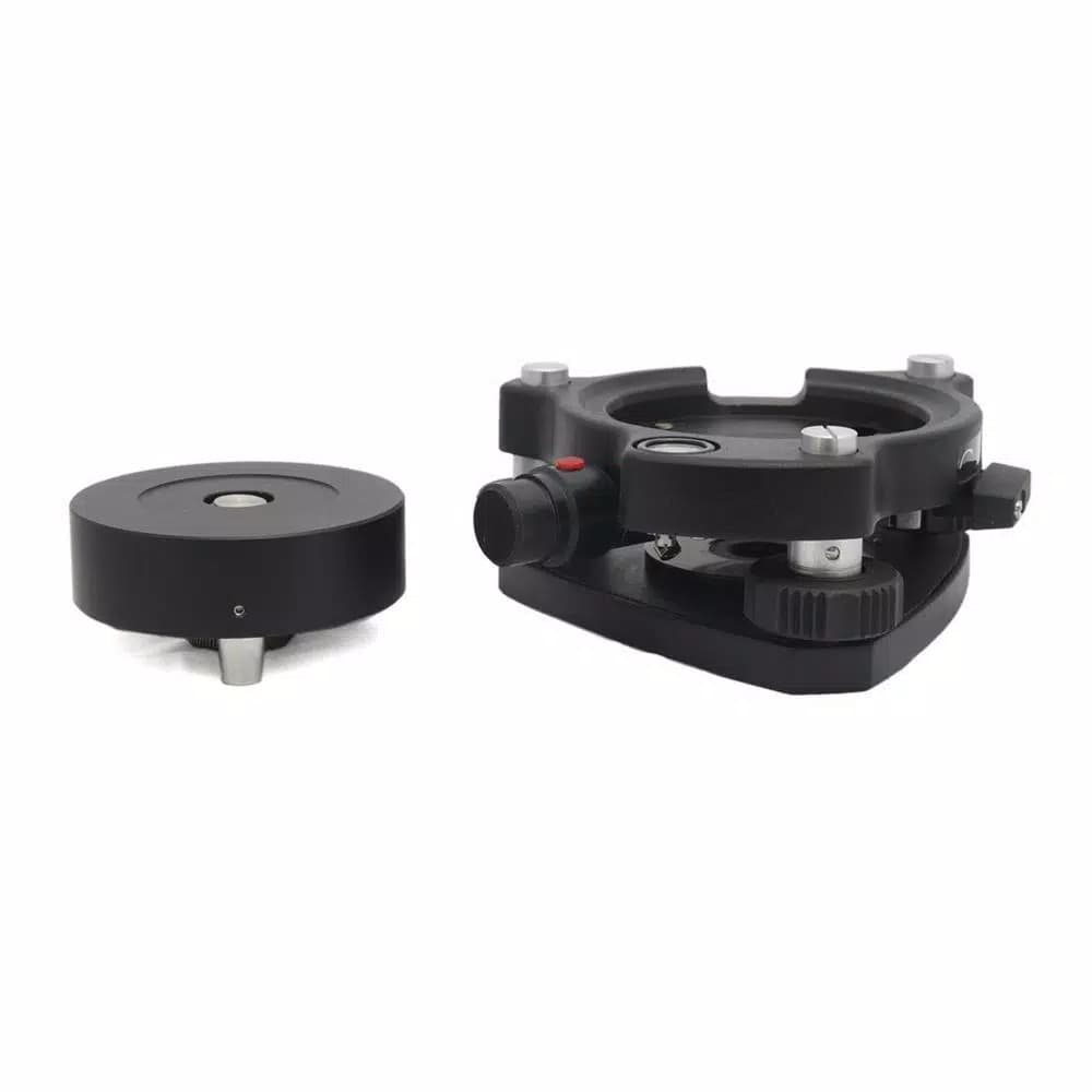 AdirPro Black Tribrach with Laser Plummet and 3-Prong Forced Centering