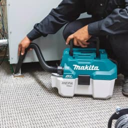 Makita 18V LXT Brushless Angle Grinder, Impact Wrench & 2 Gal. Vacuum Combo Kit with 5.0Ah Battery & Charger thumbnail 2