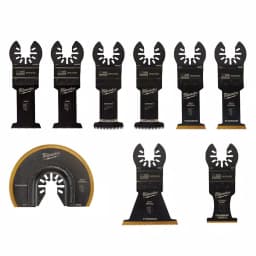 Milwaukee OPEN-LOK 9-Piece Oscillating Multi-Tool Blade Variety Pack, Universal Fit thumbnail 1