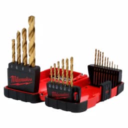 Milwaukee 20-Piece Titanium Coated Twist Drill Bit Set thumbnail 6