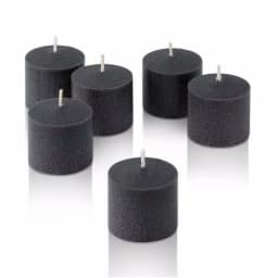 Light In The Dark Black Unscented Votive Candles, 10 Hour Burn Time (Set of 72) thumbnail 2
