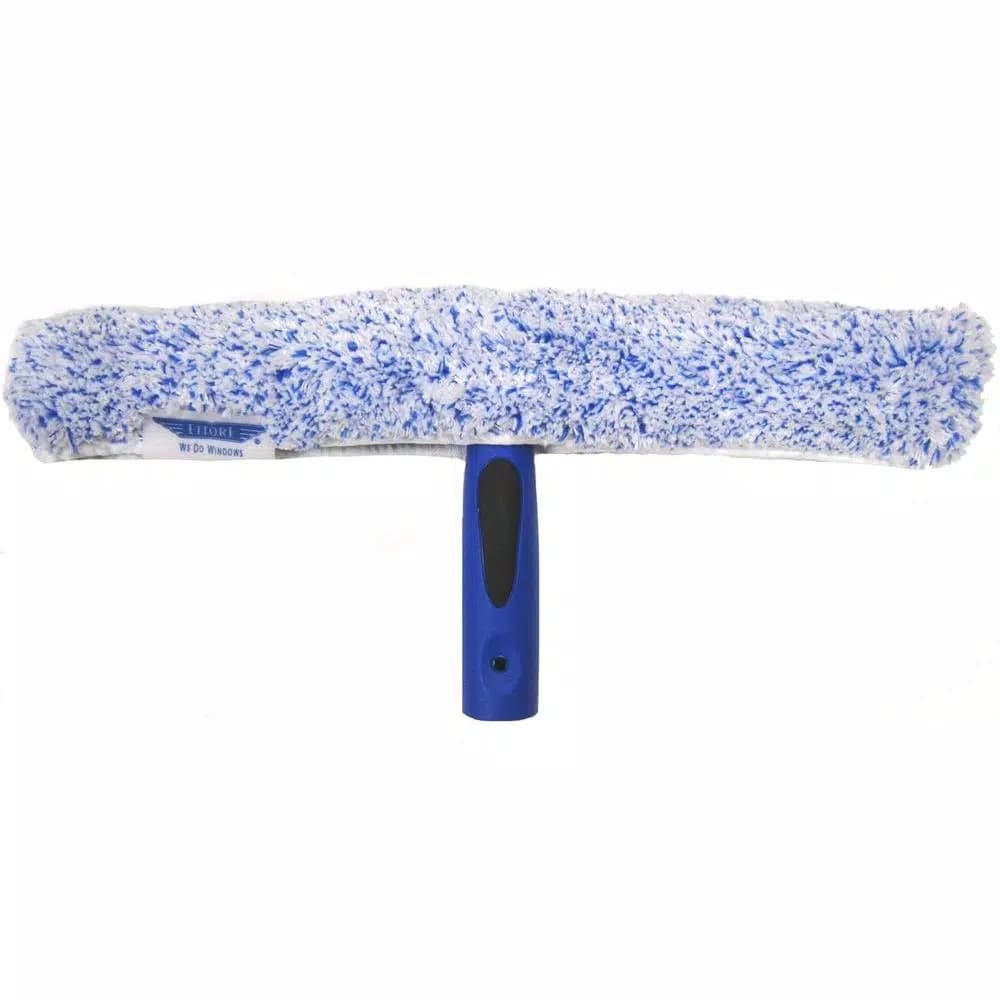 Ettore ProGrip 14 in. Window Washer Scrubber with Microfiber Sleeve