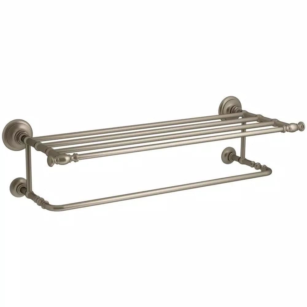 KOHLER Artifacts Hotelier Towel Rack, Vibrant Brushed Bronze
