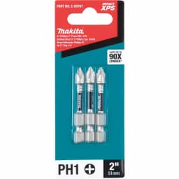 Makita ImpactXPS #1 Phillips 2 in. Power Bits, 3-Pack thumbnail 3