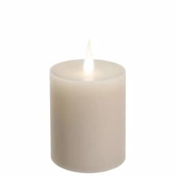 Xodus Innovations 4 in. Ivory Wax Battery Operated LED Flameless Candle with 3D Flame Technology thumbnail 1