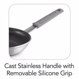 Tramontina Trammontina Professional Fusion 8 in. Aluminum Nonstick Frying Pan, Satin Silver thumbnail 4