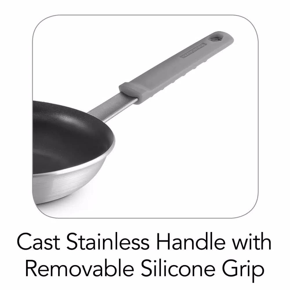 Tramontina Trammontina Professional Fusion 8 in. Aluminum Nonstick Frying Pan, Satin Silver