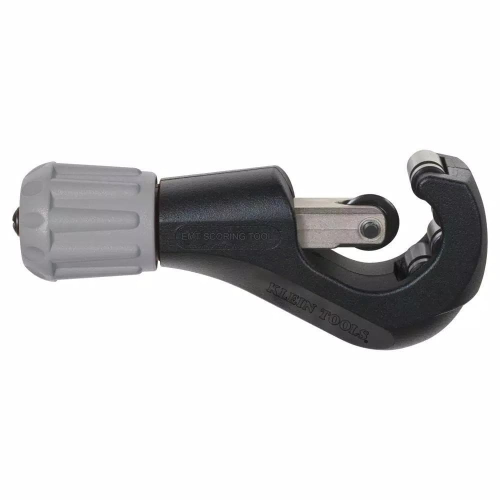 Klein Tools Electrician's Conduit Scoring Tool for 1/2 in., 3/4 in., and 1 in. EMT Conduit