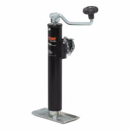 CURT Pipe-Mount Swivel Trailer Jack with Top Handle, 5,000 lbs. Capacity, 10 in. Travel thumbnail 3