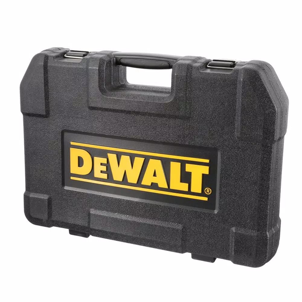 DEWALT 142-Piece 1/4 in. and 3/8 in. Drive Polished Chrome Mechanics Tool Set