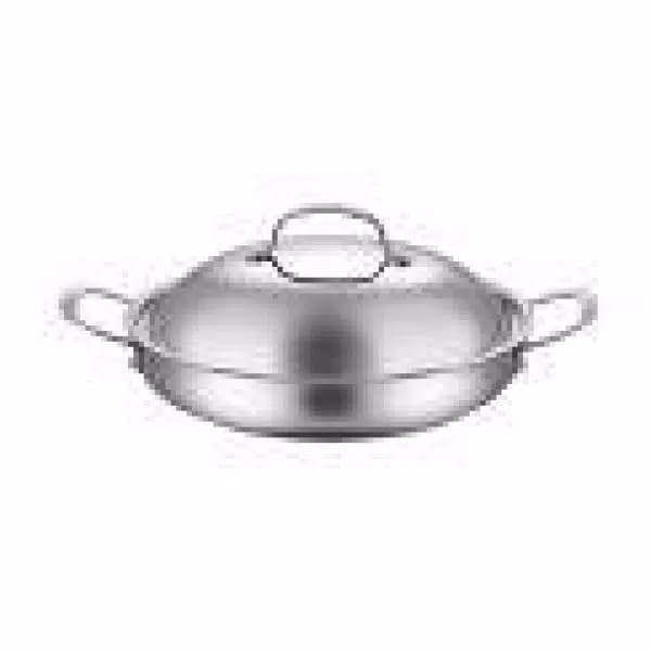 Cuisinart Chef's Classic 12 in. Stainless Steel Frying Pan with Flavor Lock Lid