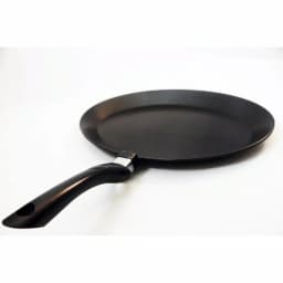 ExcelSteel 11 in. Cast Aluminum Nonstick Oval Frying Pan, Black thumbnail 4
