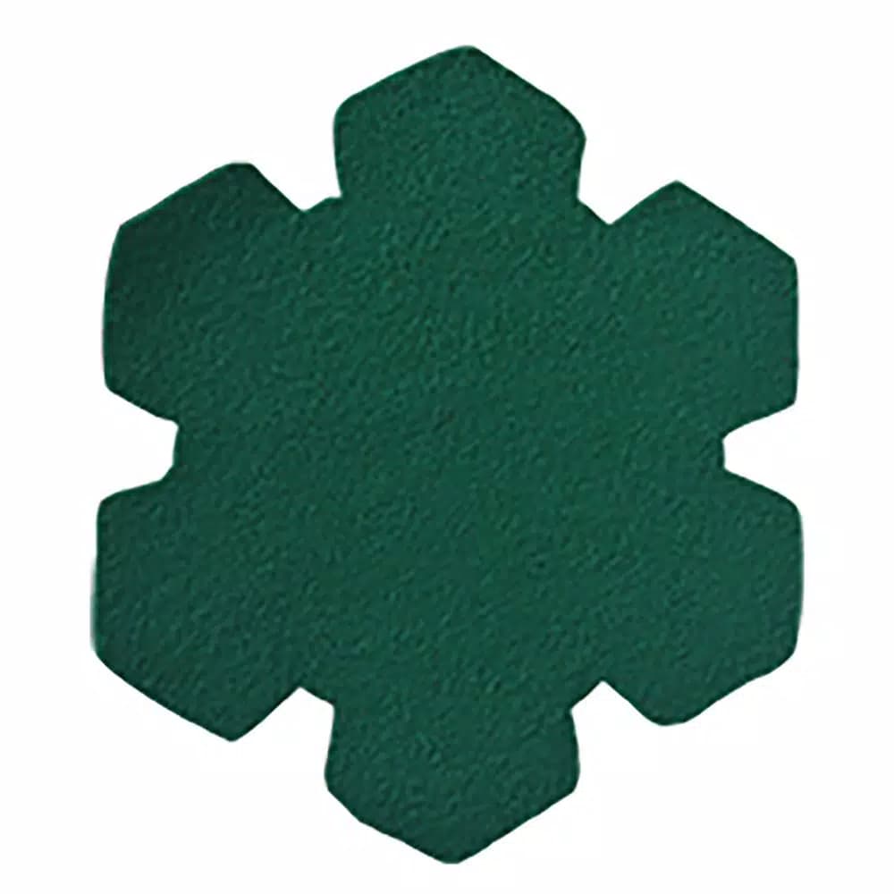 Unbranded Snowflake Holiday Surface Pads (Pack of 2) - Reversible Plant Protection Mats