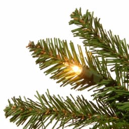 National Tree Company 7.5 ft. Kingswood Fir Pencil Artificial Christmas Tree with 350 Warm White Clear Lights thumbnail 4