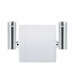 MODONA Oval Toilet Paper Holder with Stainless Steel Roller in Polished Chrome thumbnail 4