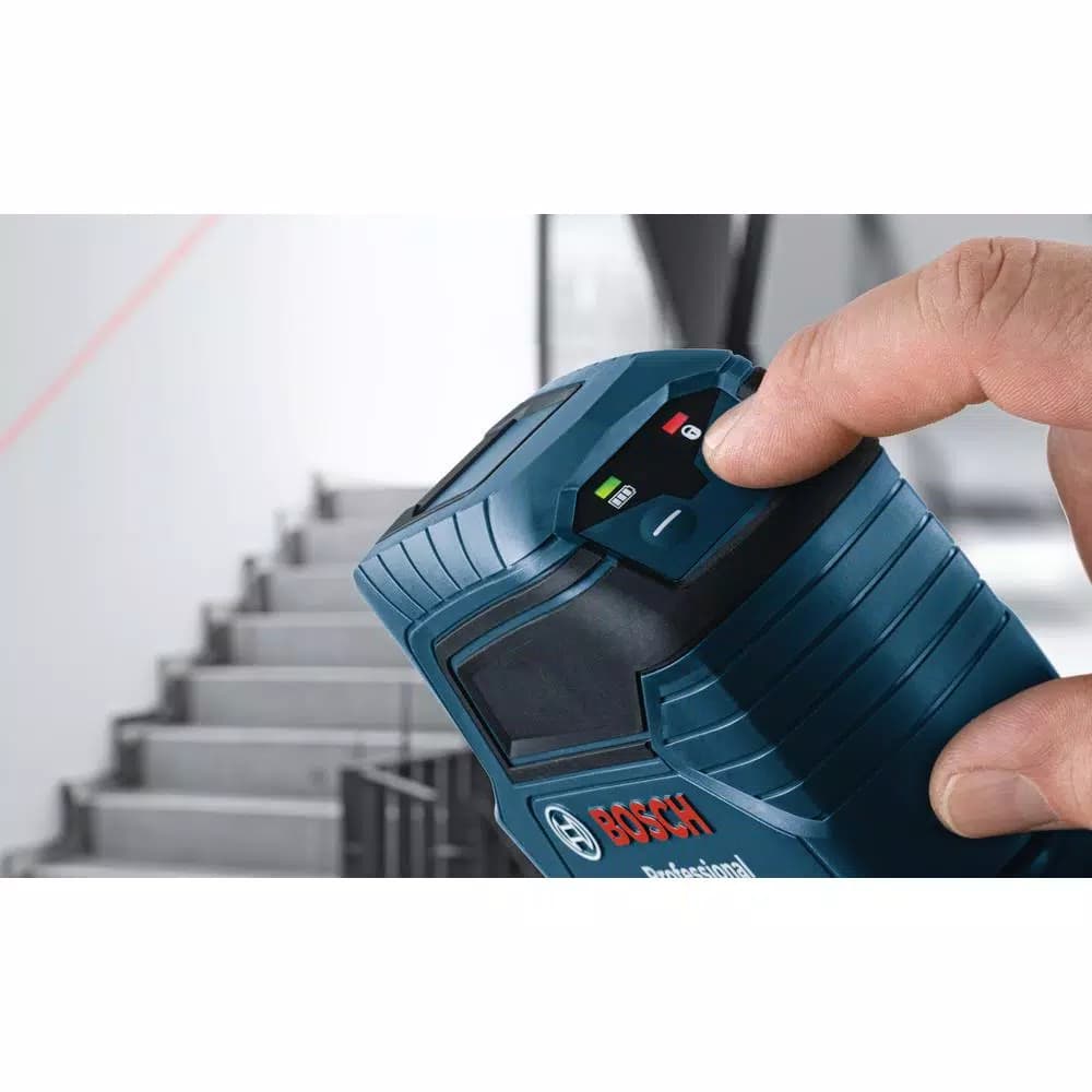 Bosch GLL 50 Self-Leveling Cross-Line Laser Level Kit, 50 ft. Range, Reconditioned