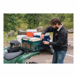 CURT Universal ATV Cargo Carrier, 41" x 26" Steel Mesh Storage Rack thumbnail 7