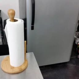BergHOFF Natural Bamboo Paper Towel Holder - Rustic Countertop Kitchen Accessory thumbnail 3