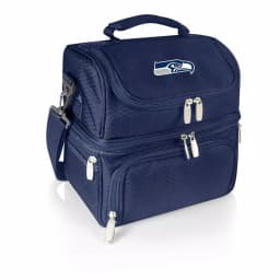 ONIVA Pranzo Seattle Seahawks Navy Insulated Lunch Bag with Cutlery Set thumbnail 1