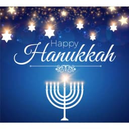 My Door Decor Hanukkah Menorah Garage Door Banner Mural, 7 ft. x 8 ft. thumbnail 1
